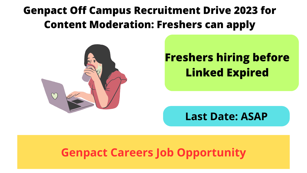 Genpact Off Campus Recruitment Drive 2023
