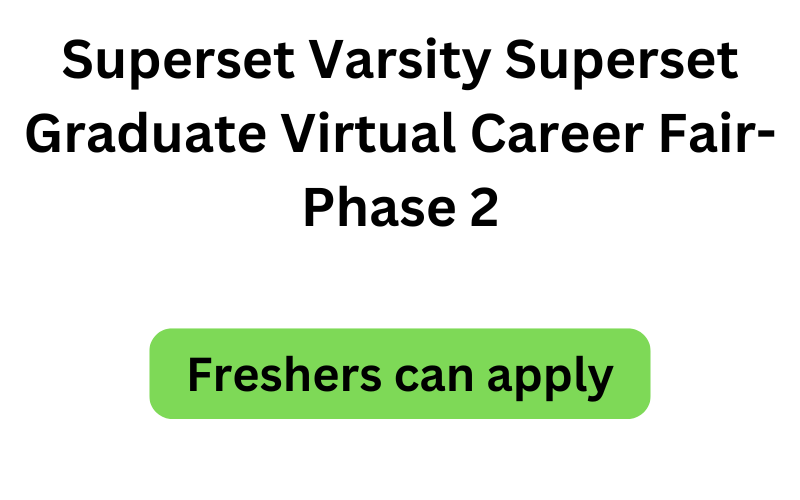 Superset Varsity job fair